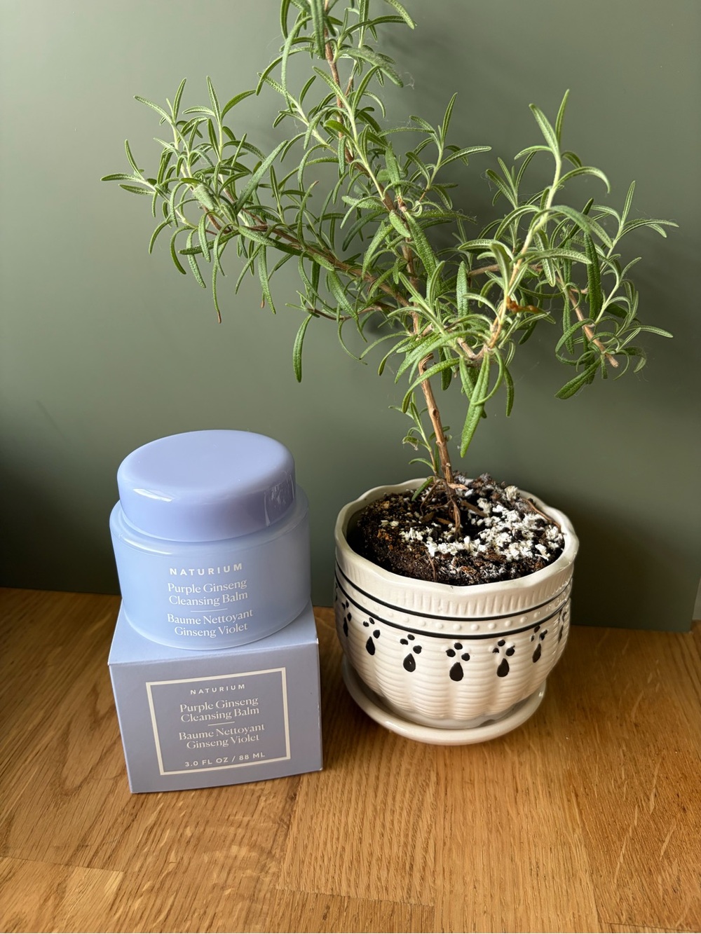 Naturium Purple Ginseng Cleansing Balm — Violet Balm for Gentle Makeup Removal